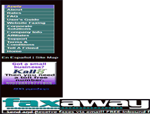 Tablet Screenshot of faxaway.com